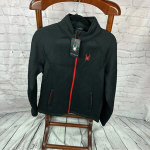 Men's red and black Spyder jacket size small